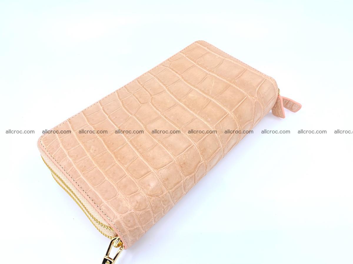 Crocodile skin wallet 2-zips, clutch with zip 1361 Foto 2