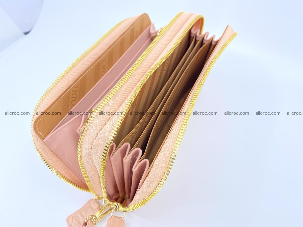 Crocodile skin wallet 2-zips, clutch with zip 1361 Foto 8