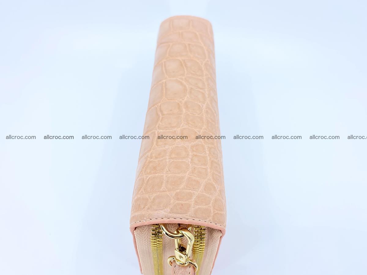 Crocodile skin wallet 2-zips, clutch with zip 1361 Foto 4