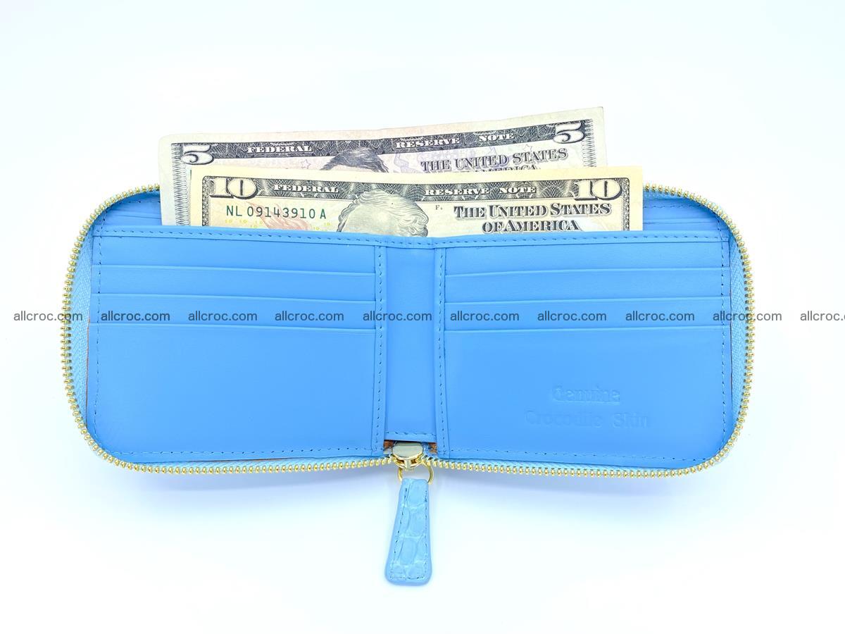 Crocodile skin wallet, billfold small 1433 Foto 5
