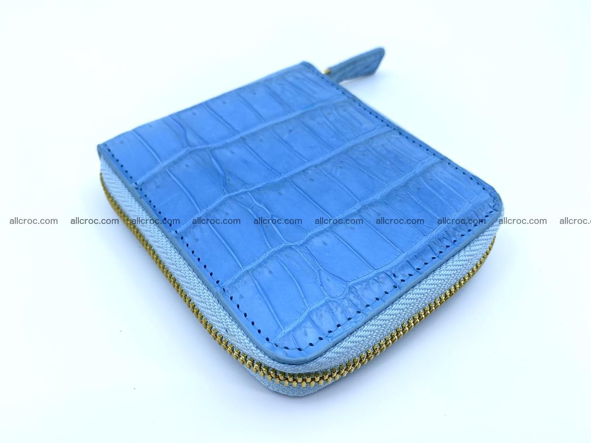 Crocodile skin wallet, billfold small 1433 Foto 0