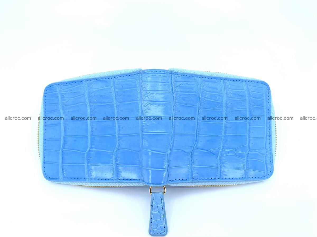 Crocodile skin wallet, billfold small 1433 Foto 6