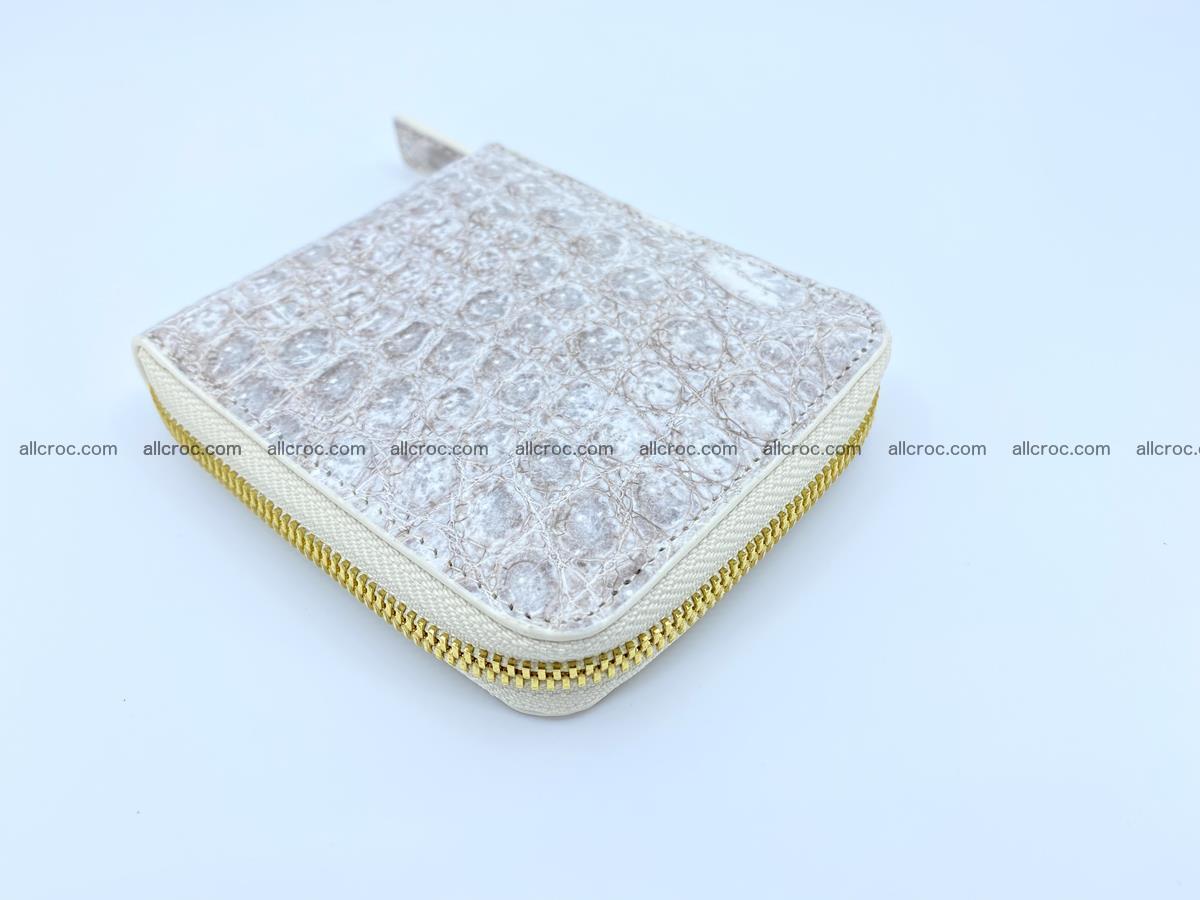 Crocodile skin wallet, billfold small 1435 Foto 0