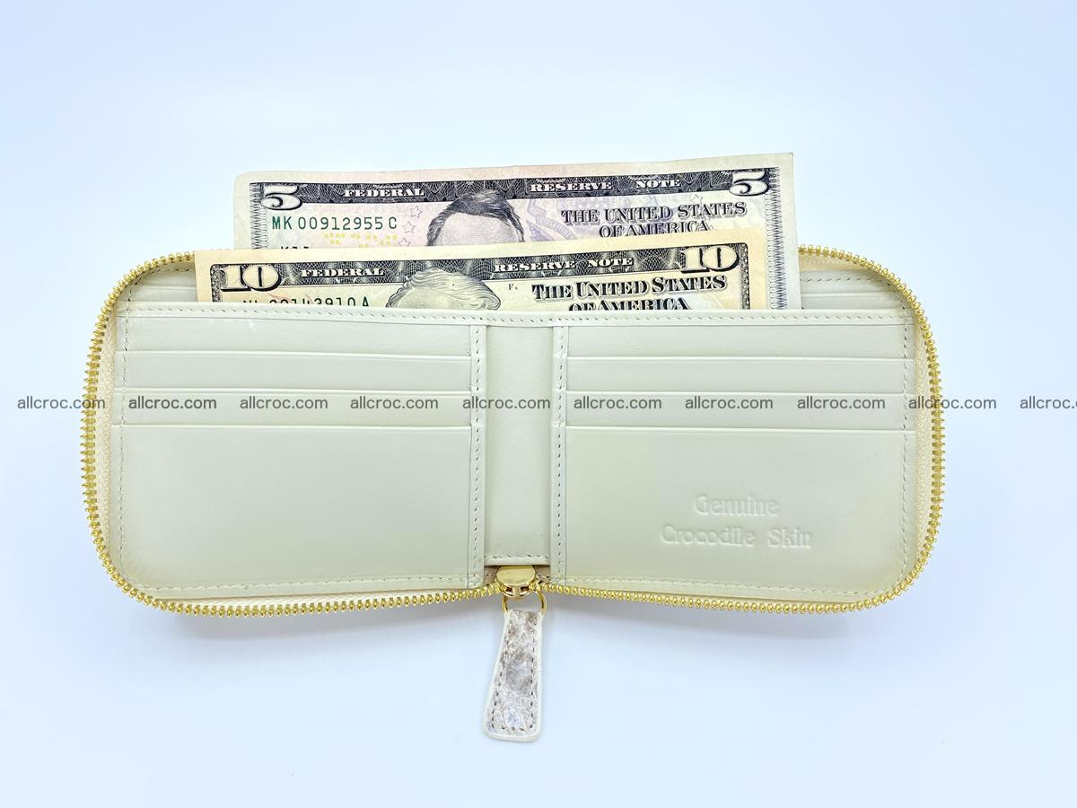 Crocodile skin wallet, billfold small 1435 Foto 7