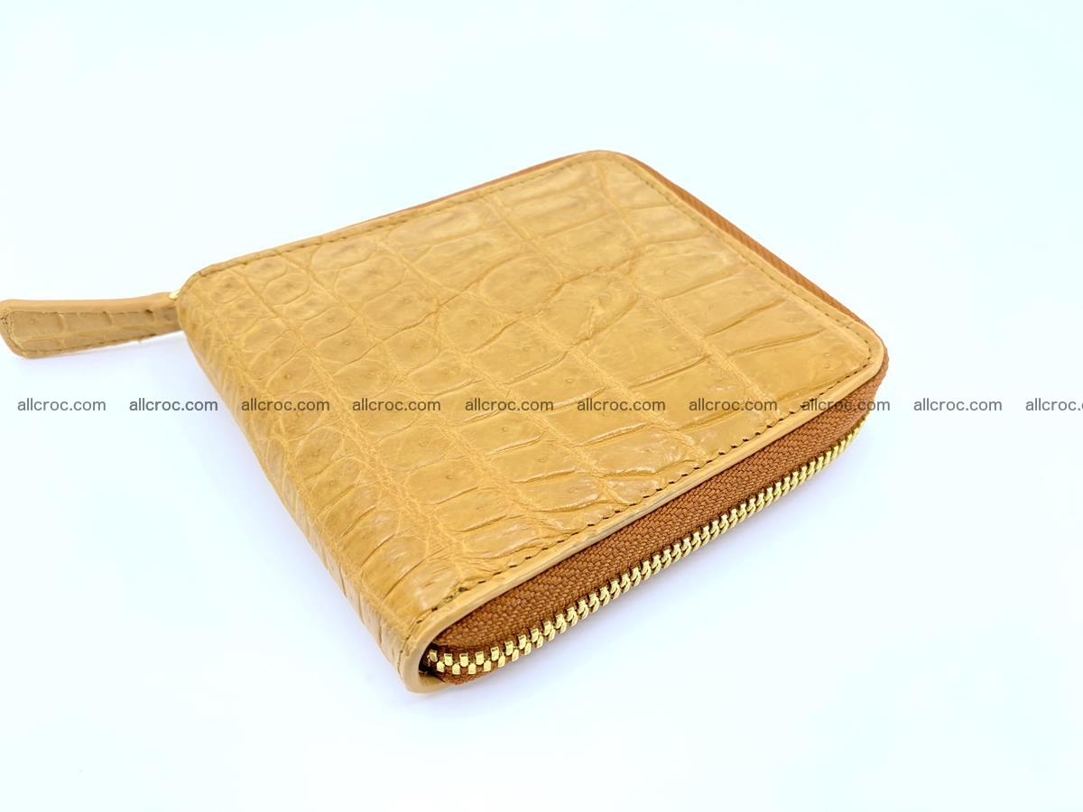 Crocodile skin wallet, billfold small 1434 Foto 1