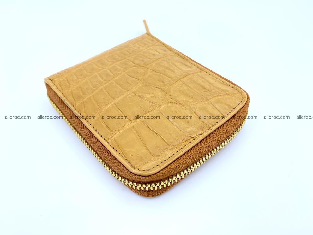 Crocodile skin wallet, billfold small 1434 Foto 0