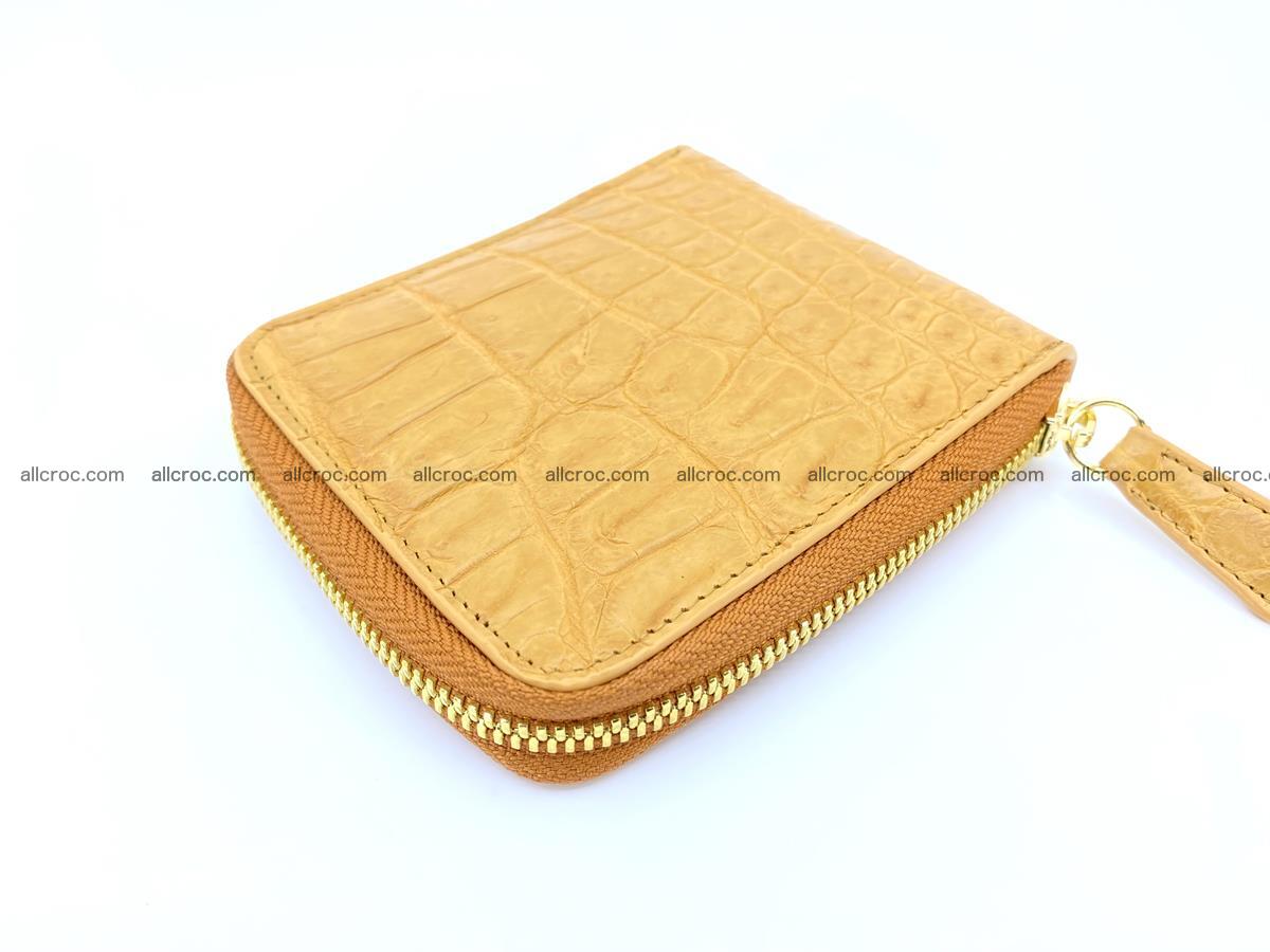 Crocodile skin wallet, billfold small 1434 Foto 2