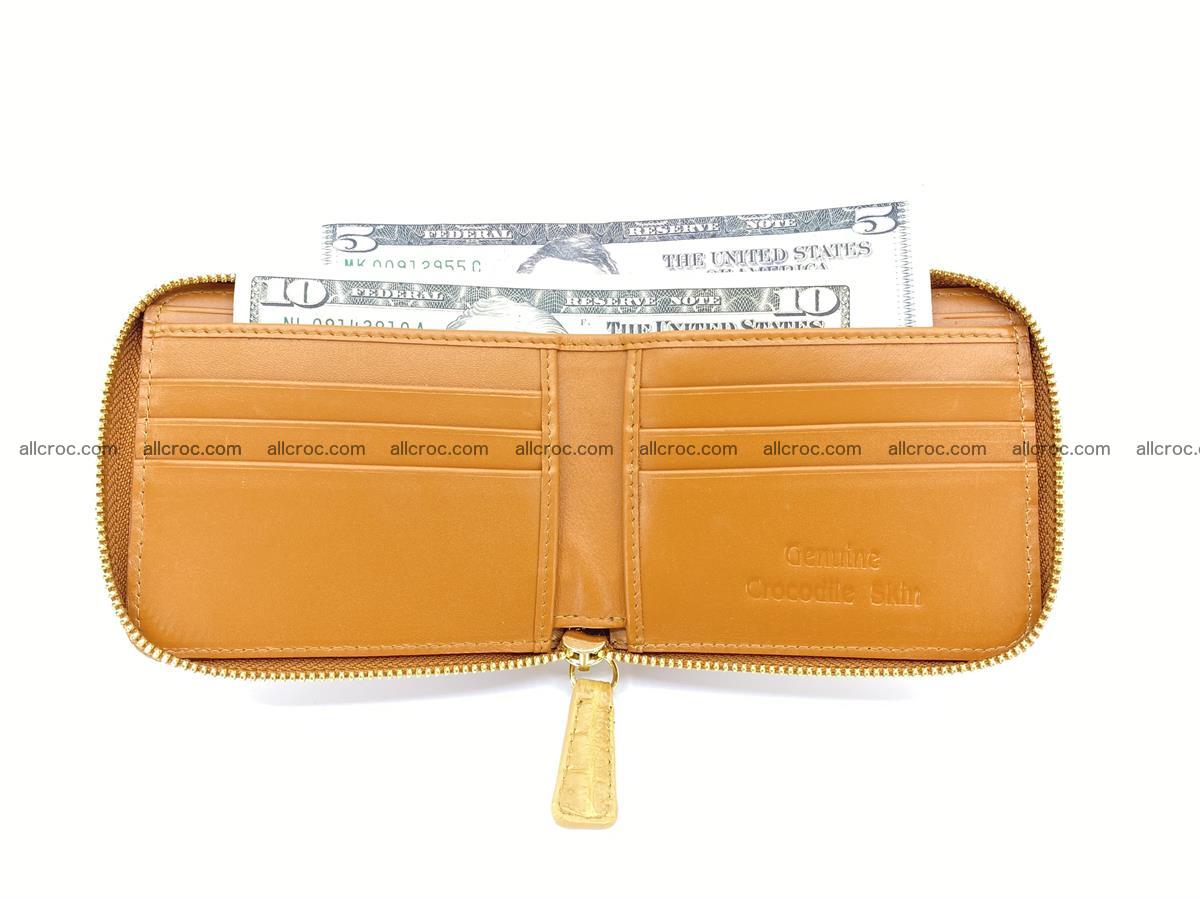 Crocodile skin wallet, billfold small 1434 Foto 6