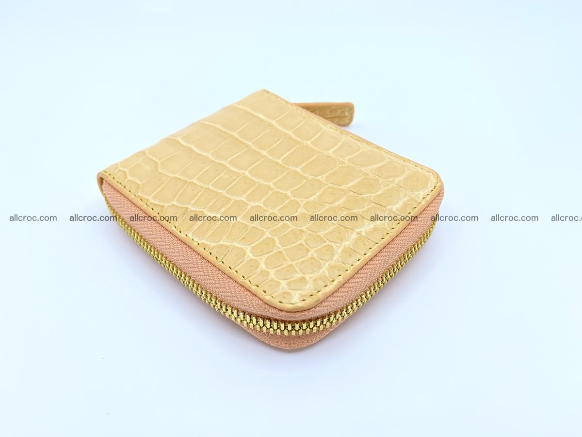 Crocodile skin wallet, billfold small size 1432 Foto 0