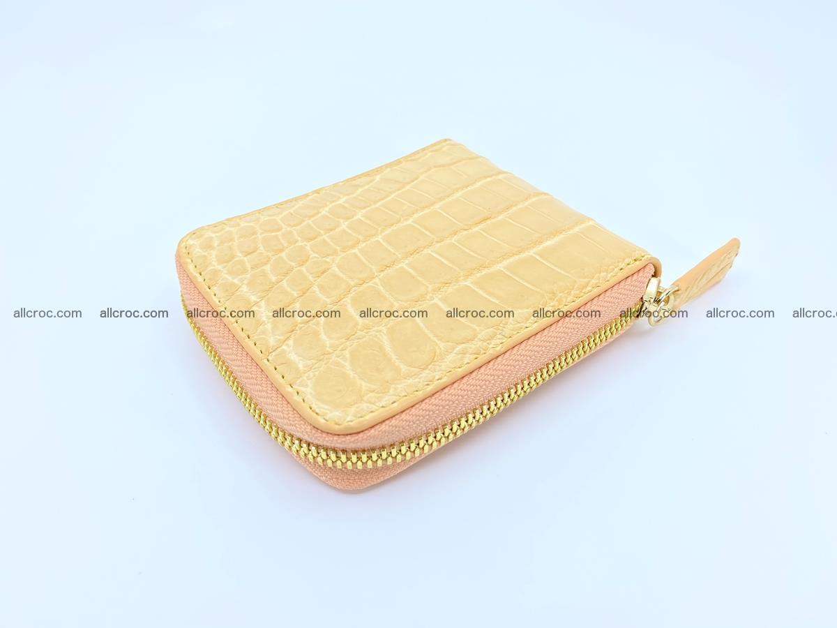 Crocodile skin wallet, billfold small size 1432 Foto 2