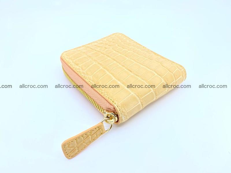 Crocodile skin wallet, billfold small size 1432