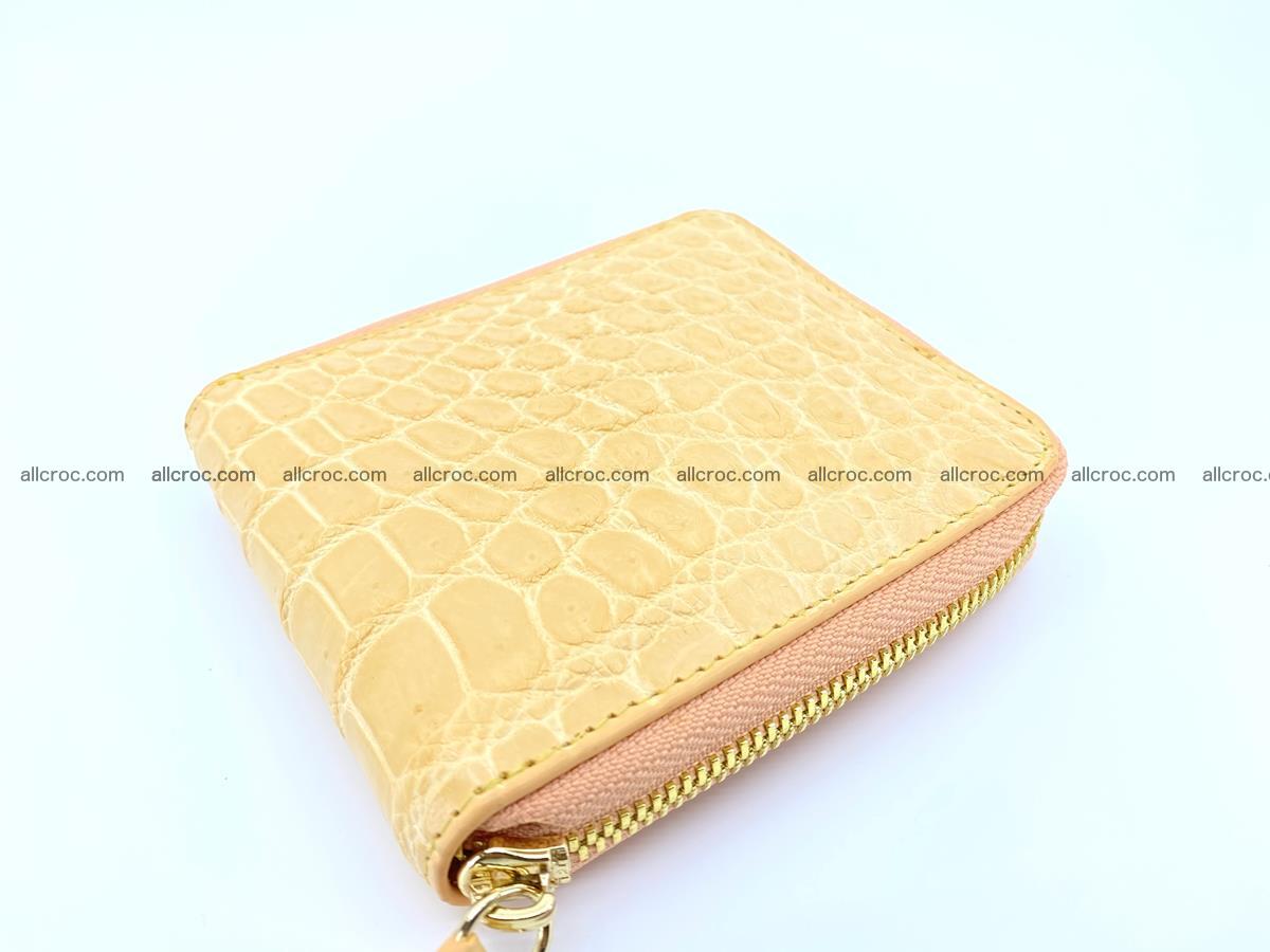 Crocodile skin wallet, billfold small size 1432 Foto 4