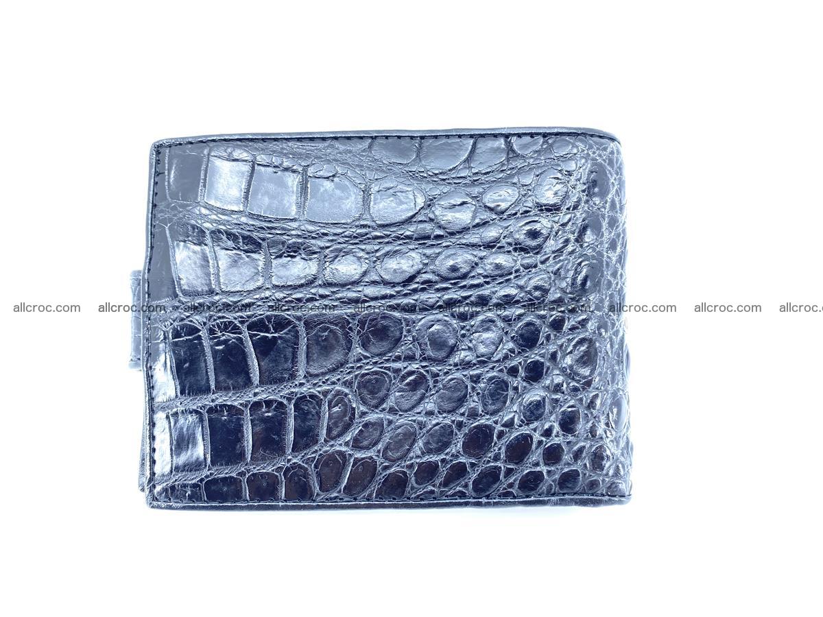 Crocodile skin wallet with pocket for coins and half belt 951 Foto 1