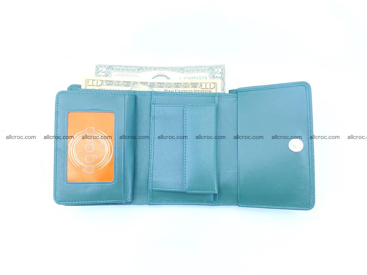 Crocodile skin wallet for women 959 Foto 7