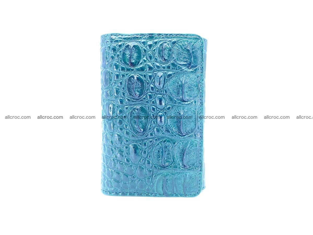 Crocodile skin wallet for women 959 Foto 2