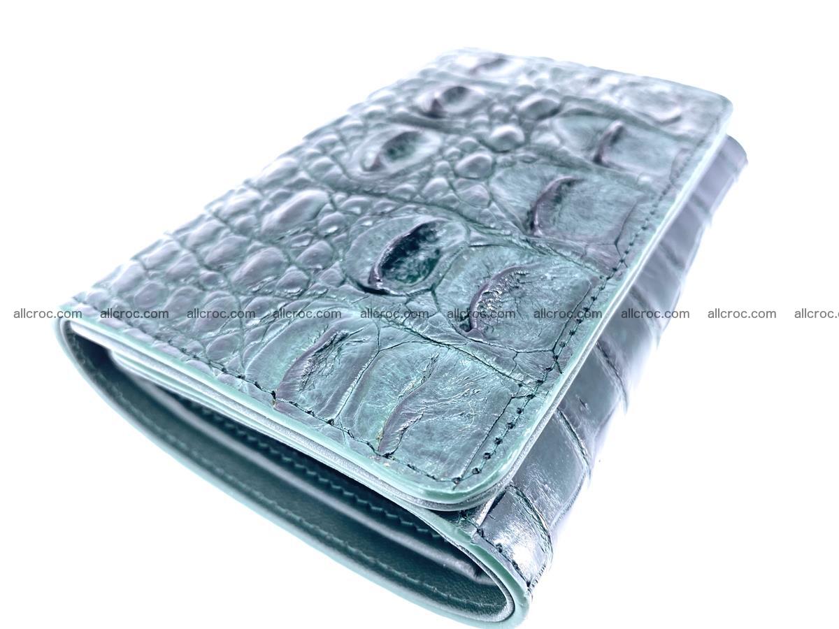 Crocodile skin wallet for women 959 Foto 4