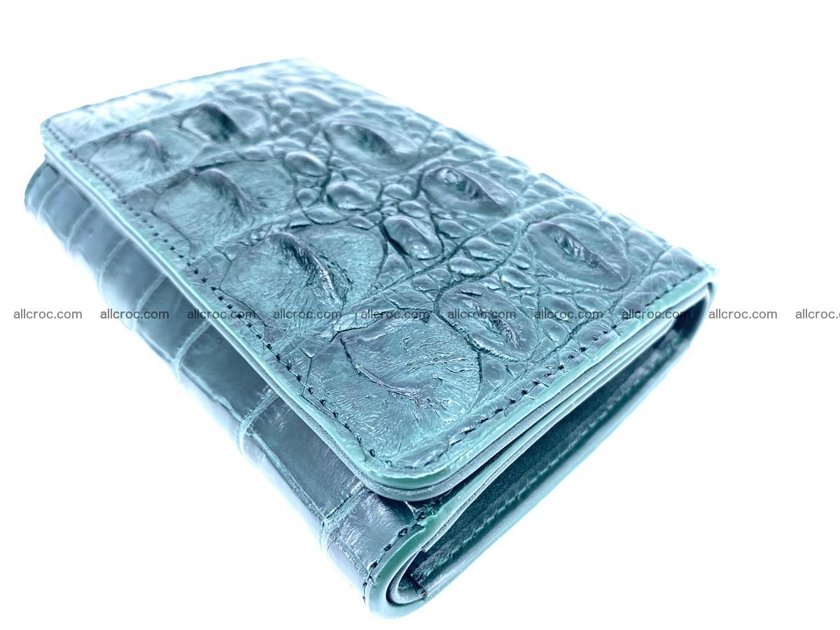 Crocodile skin wallet for women 959 Foto 5