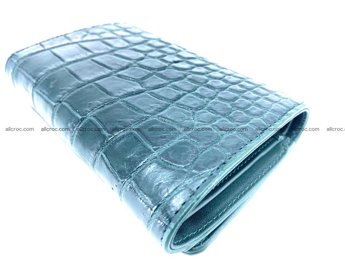 Crocodile skin wallet for women 959 Foto 6
