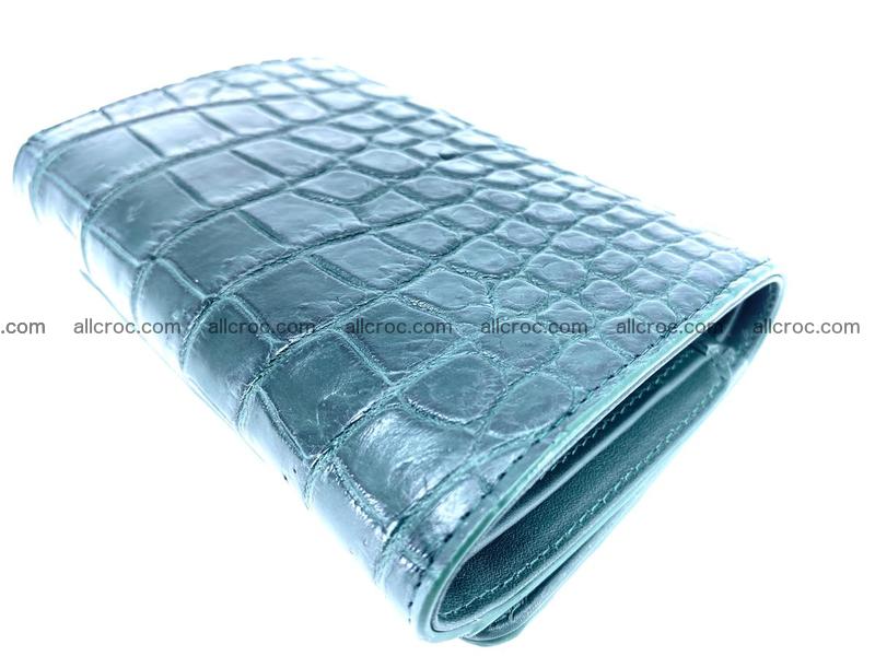 Crocodile skin wallet for women 959