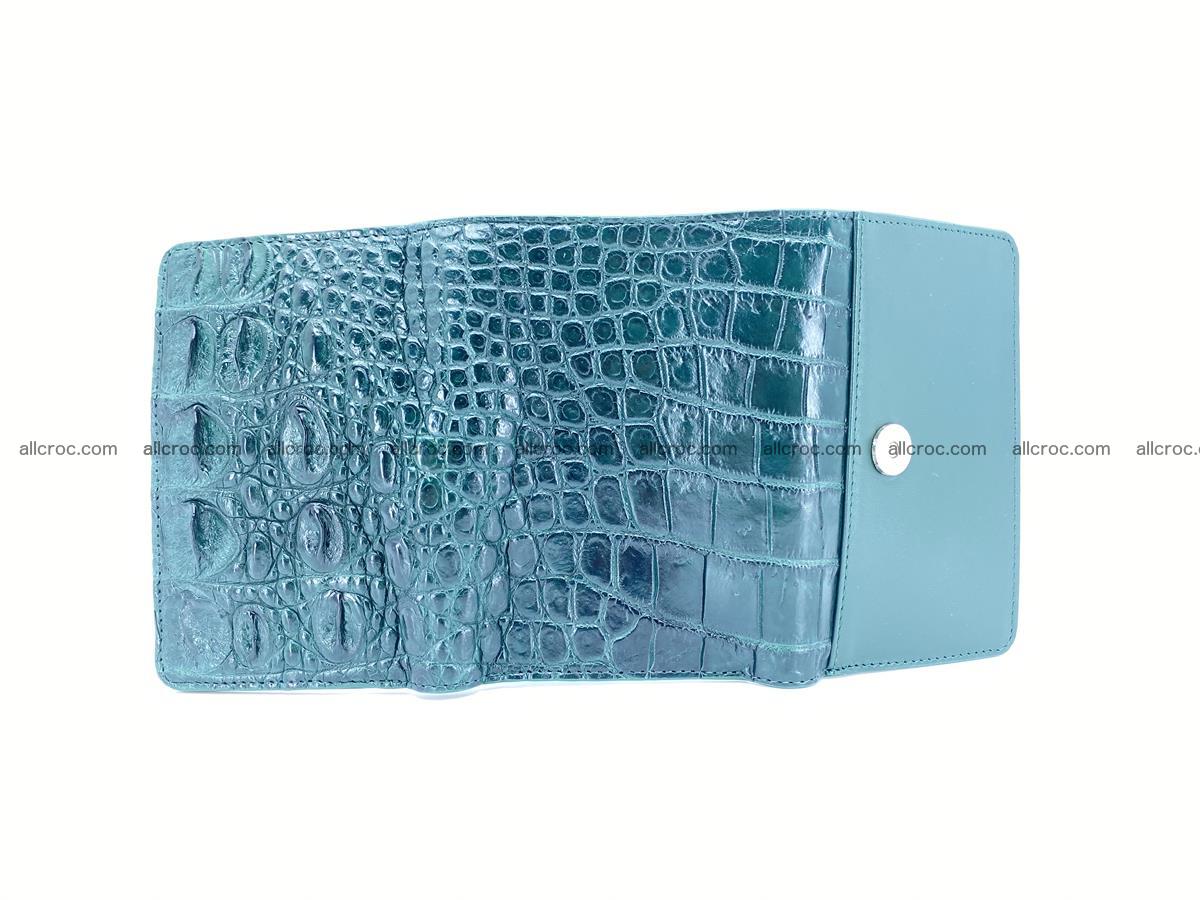 Crocodile skin wallet for women 959 Foto 12