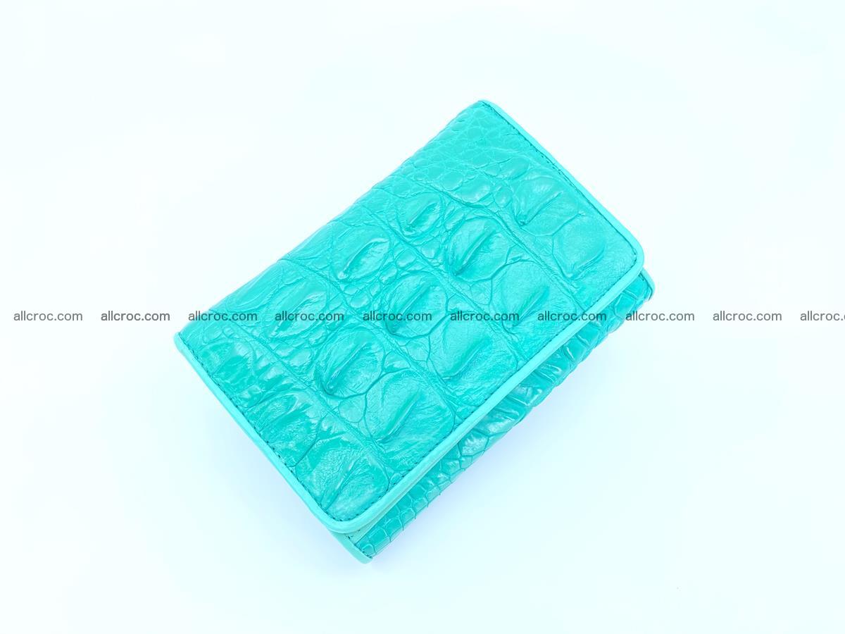 Crocodile skin wallet for women 1023 Foto 4