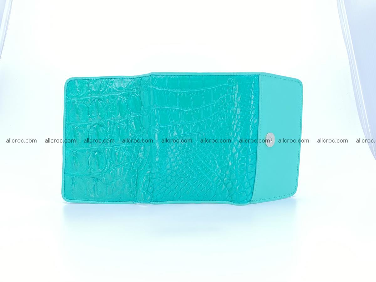 Crocodile skin wallet for women 1023 Foto 7