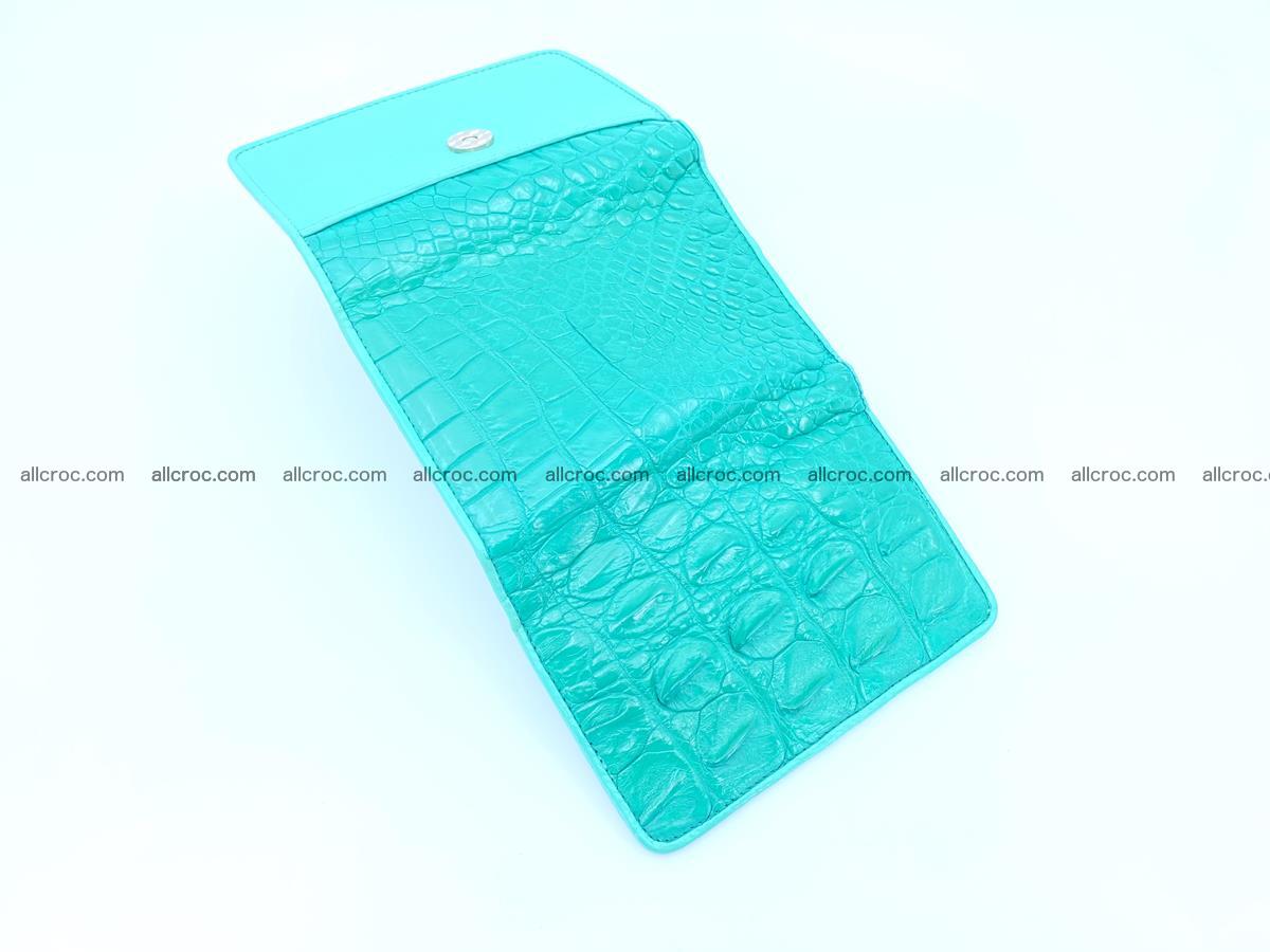 Crocodile skin wallet for women 1023 Foto 5