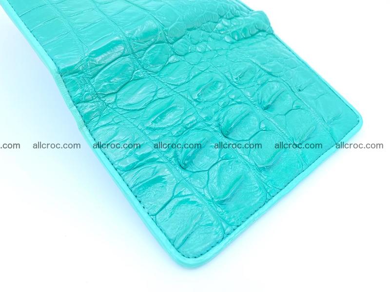 Crocodile skin wallet for women 1023