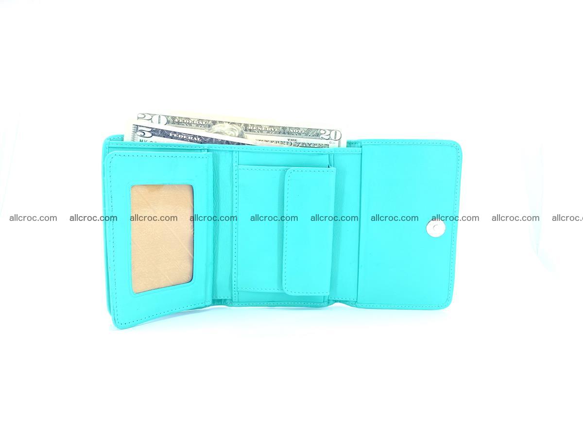 Crocodile skin wallet for women 1023 Foto 8
