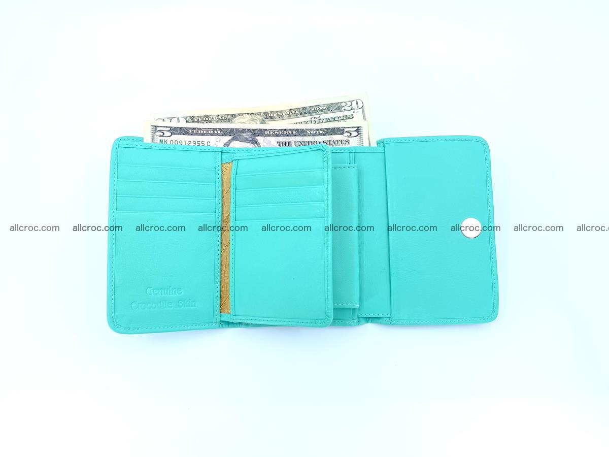 Crocodile skin wallet for women 1023 Foto 9