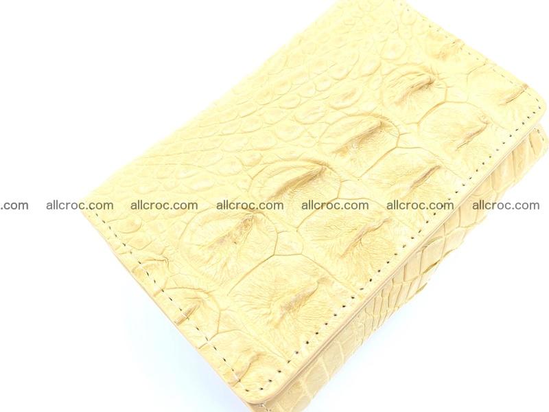 Crocodile skin wallet for women 1025
