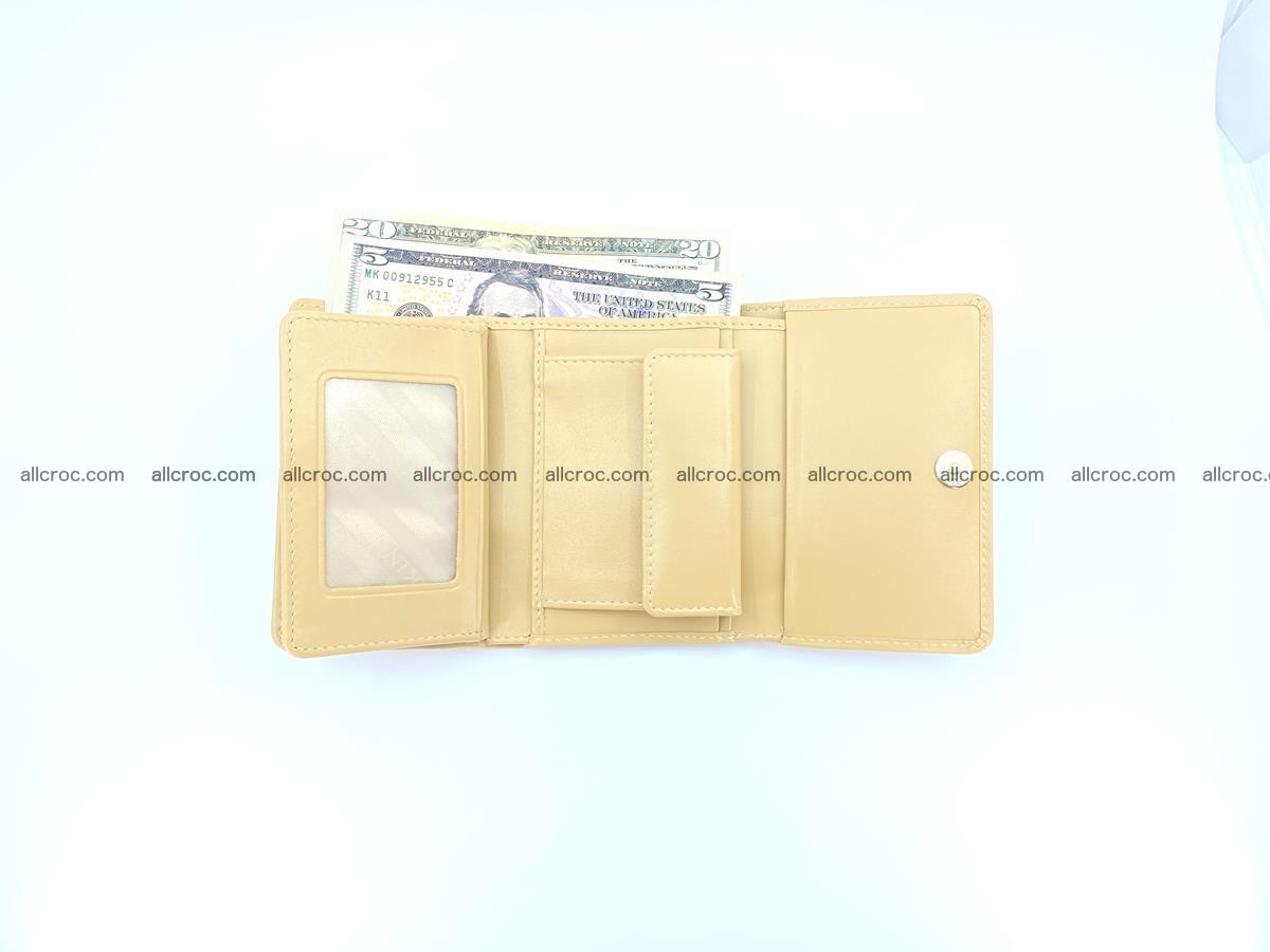 Crocodile skin wallet for women 1025 Foto 9