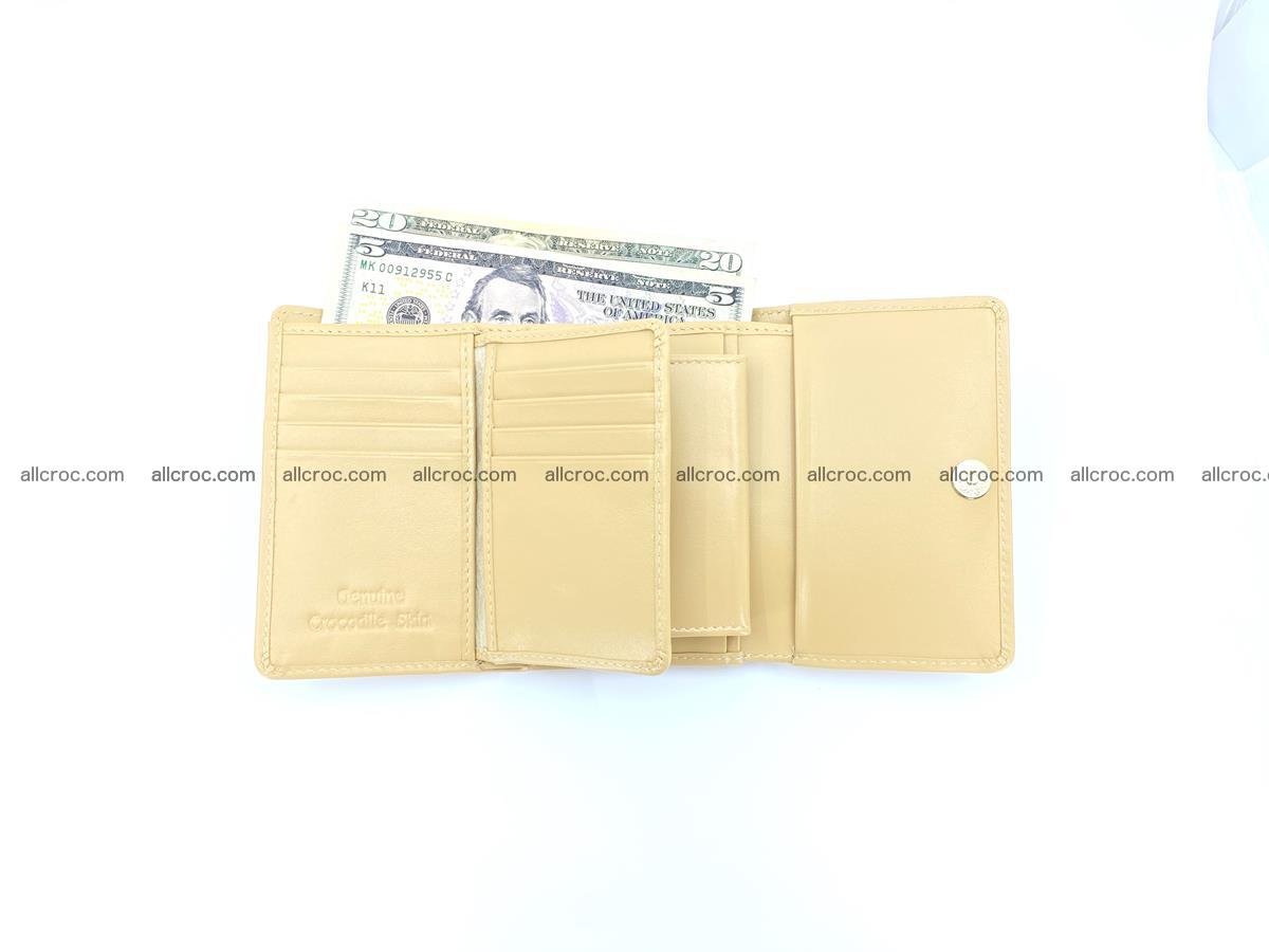 Crocodile skin wallet for women 1025 Foto 10