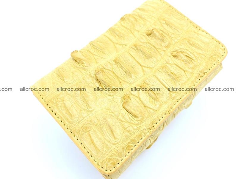 Crocodile skin wallet for women 1028