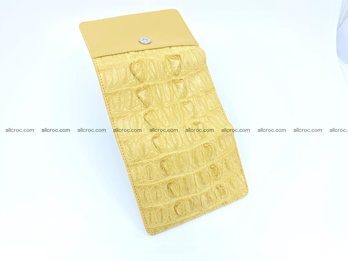 Crocodile skin wallet for women 1028 Foto 6