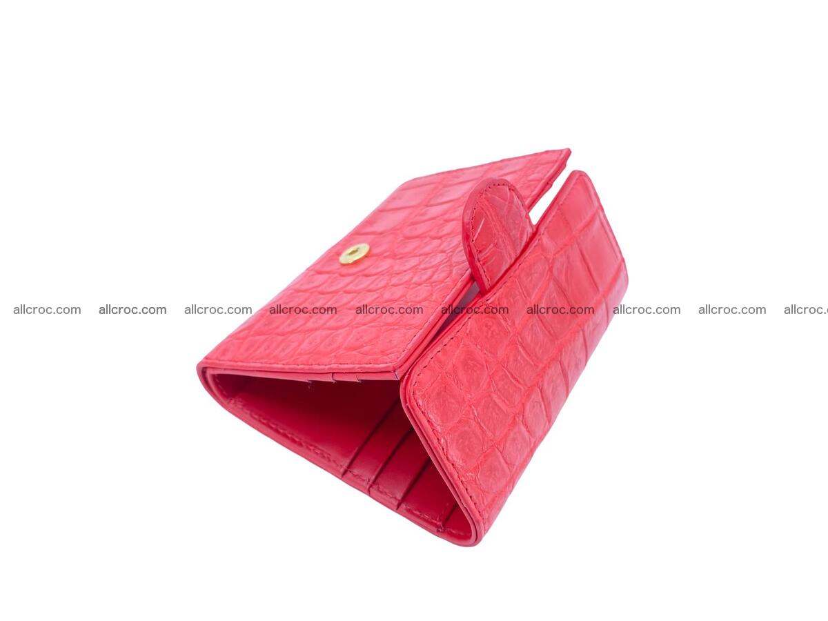 Handcrafted Crocodile skin wallet 1680 Foto 5