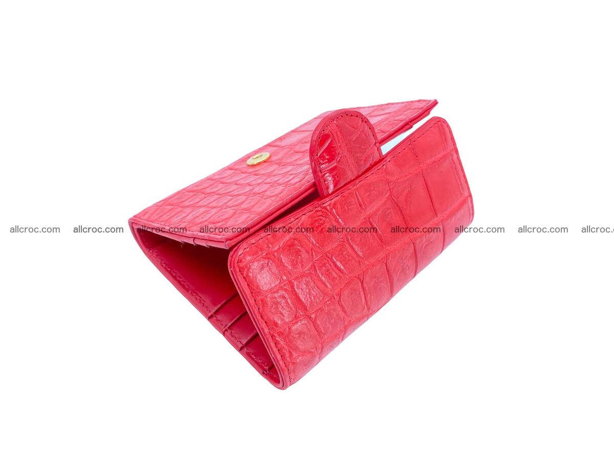 Handcrafted Crocodile skin wallet 1680 Foto 6