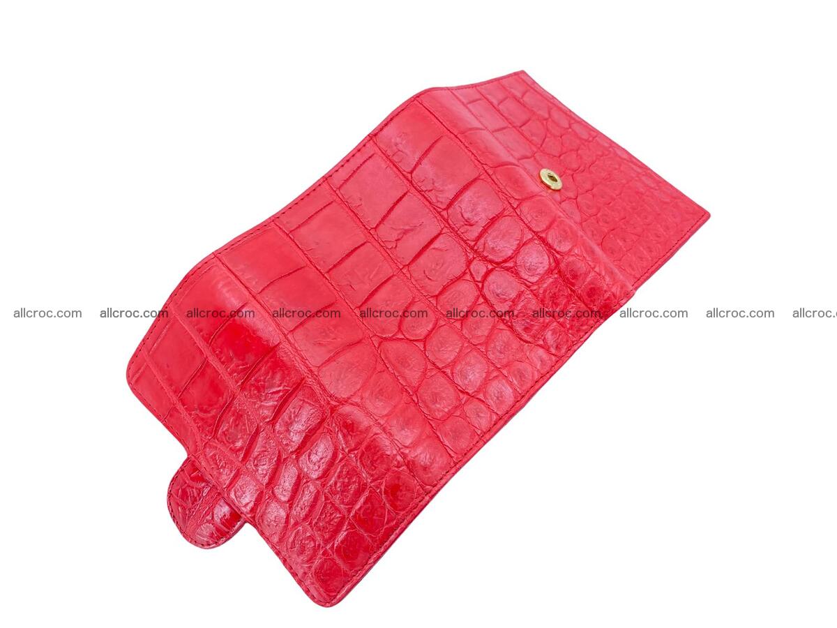 Handcrafted Crocodile skin wallet 1680 Foto 8