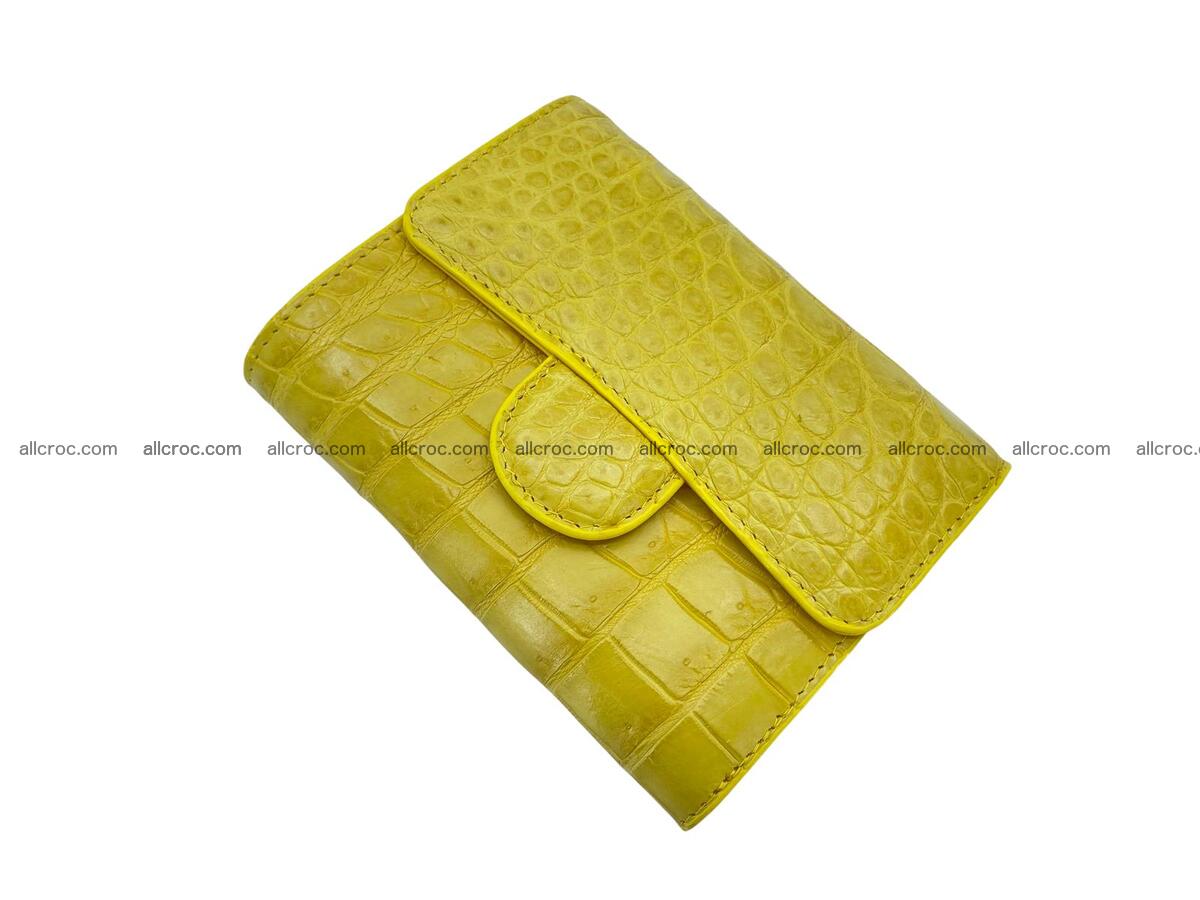 Handcrafted Crocodile skin wallet 1684 Foto 2