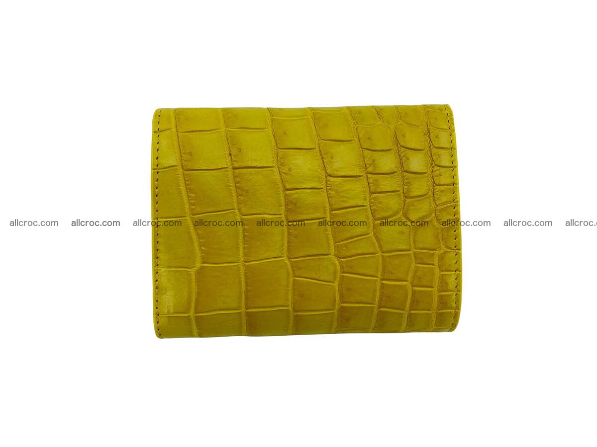 Handcrafted Crocodile skin wallet 1684 Foto 4