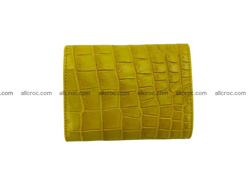 Handcrafted Crocodile skin wallet 1684