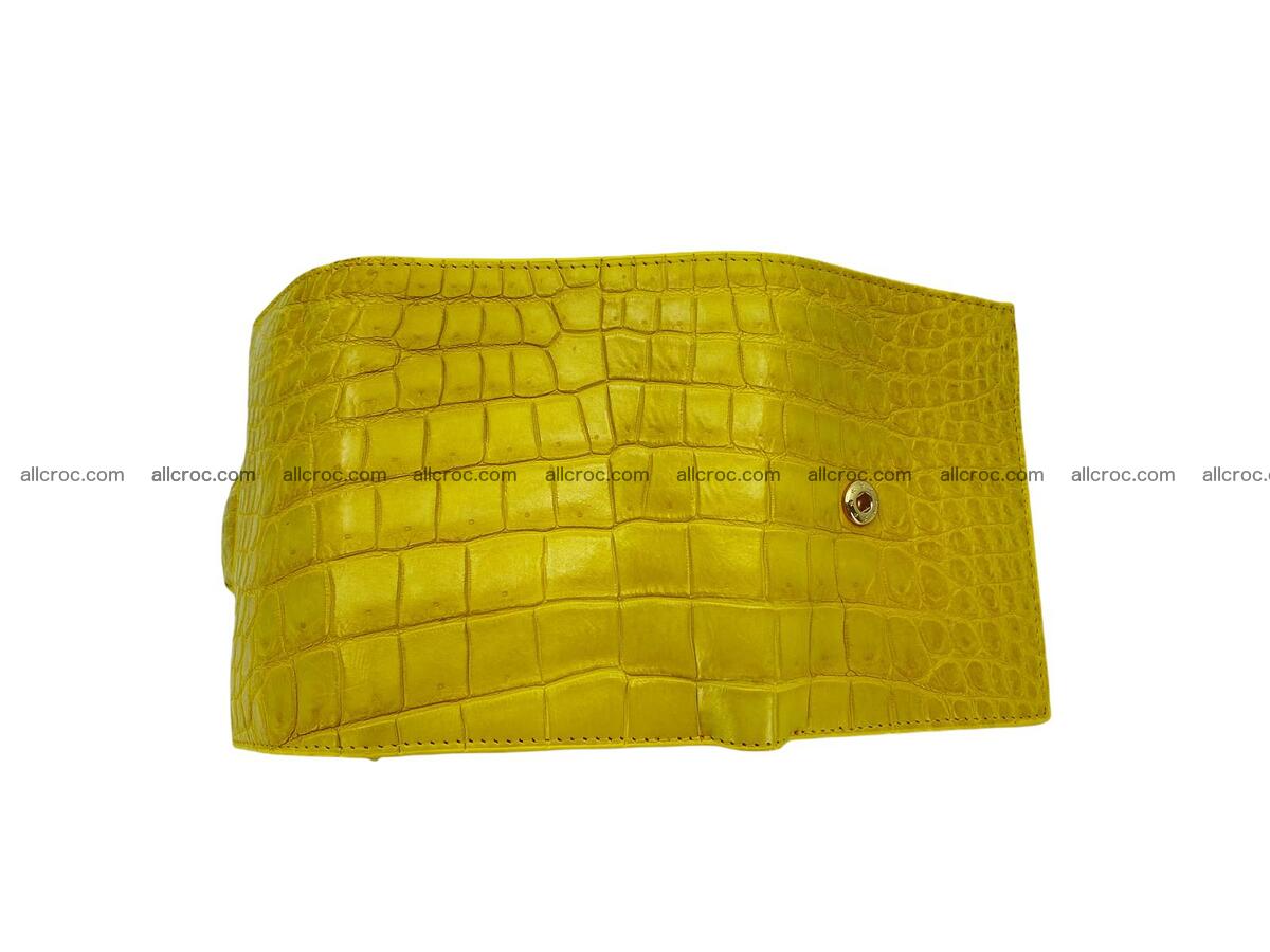 Handcrafted Crocodile skin wallet 1684 Foto 5