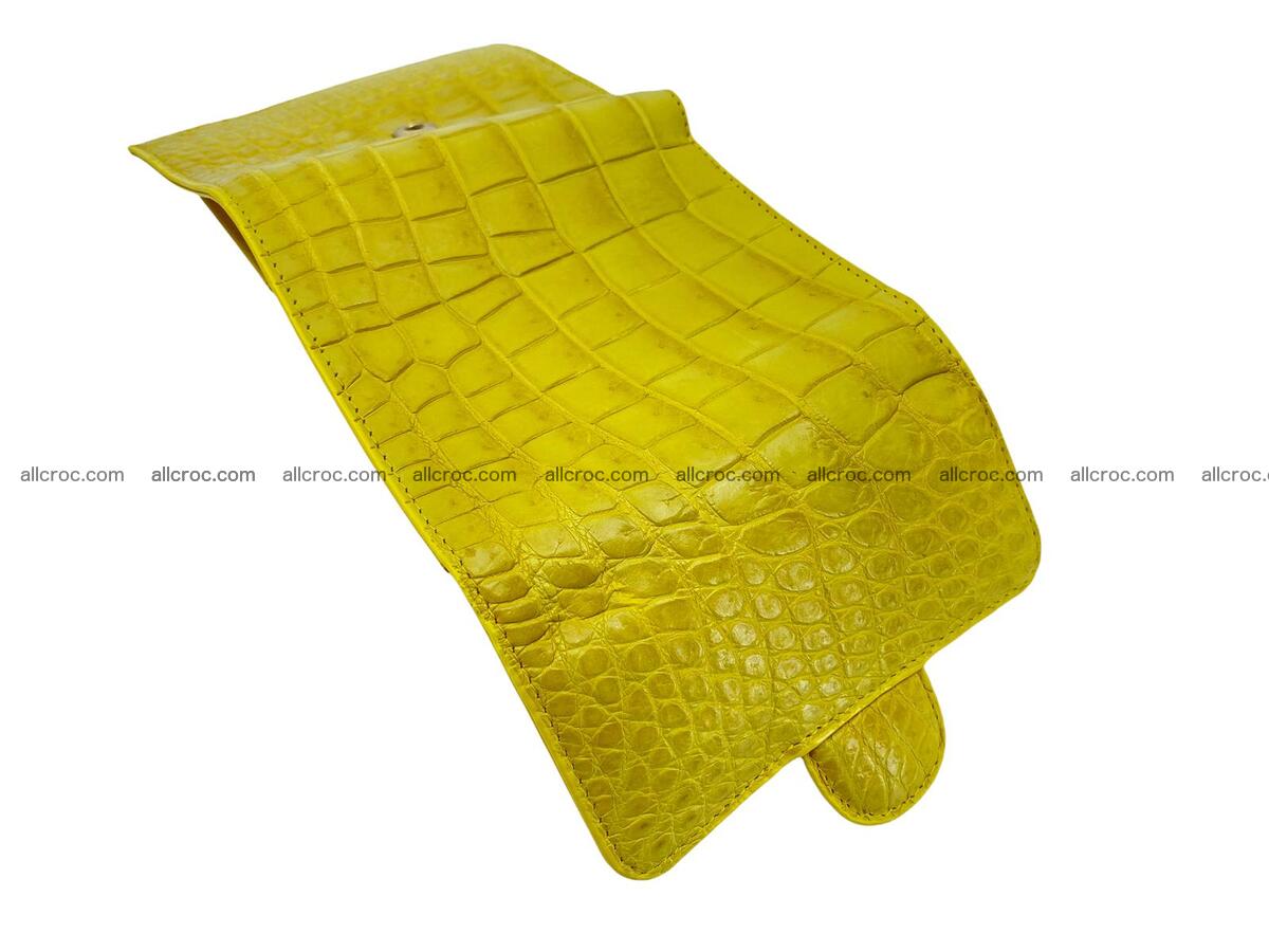 Handcrafted Crocodile skin wallet 1684 Foto 7