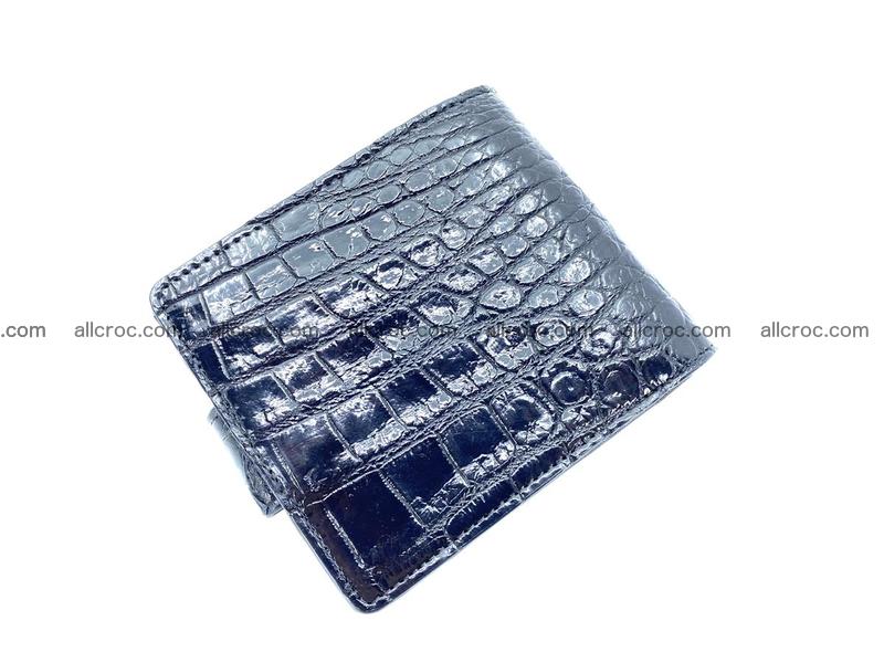 Crocodile skin wallet, short billfold 1423