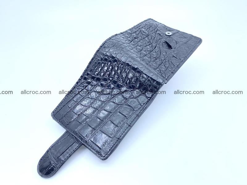 Crocodile skin wallet, short billfold 1423