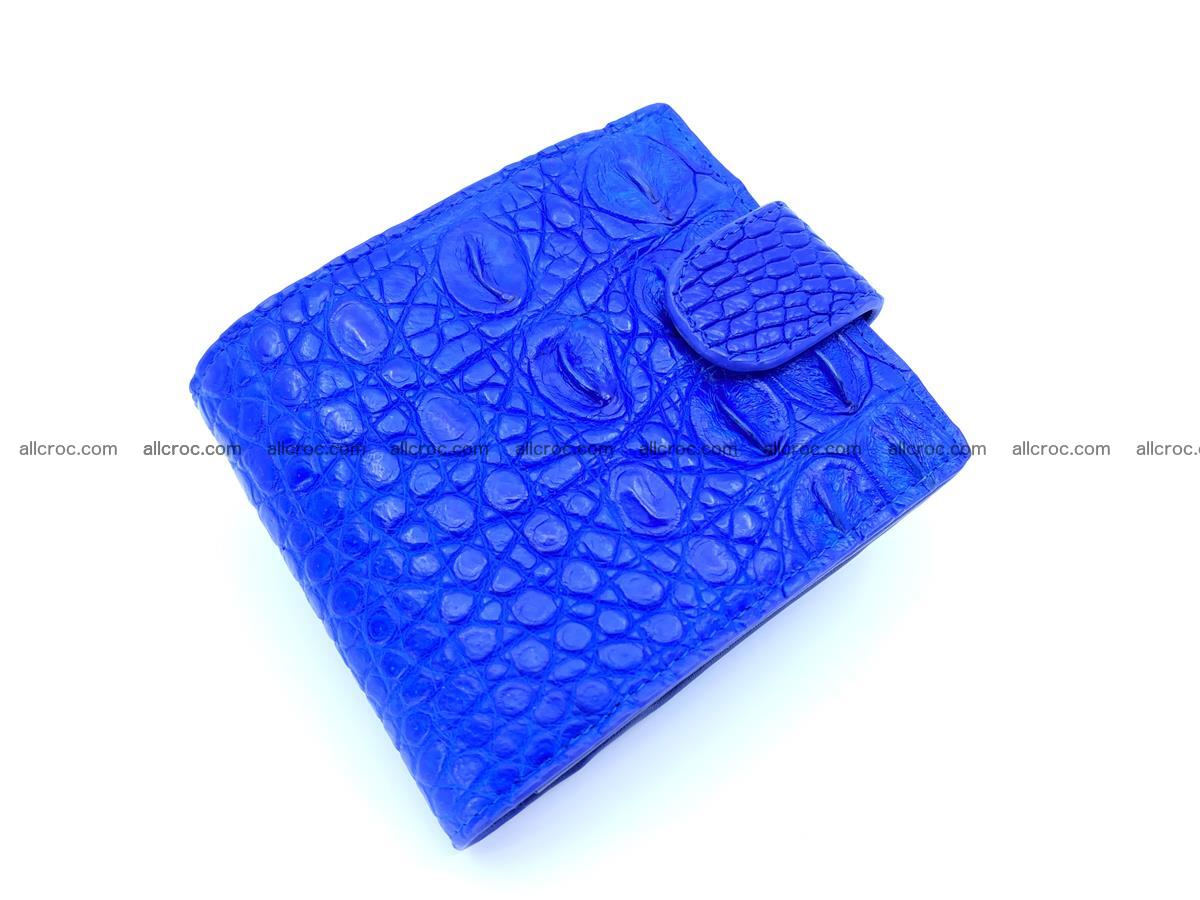 Crocodile skin wallet, short billfold 1422 Foto 0