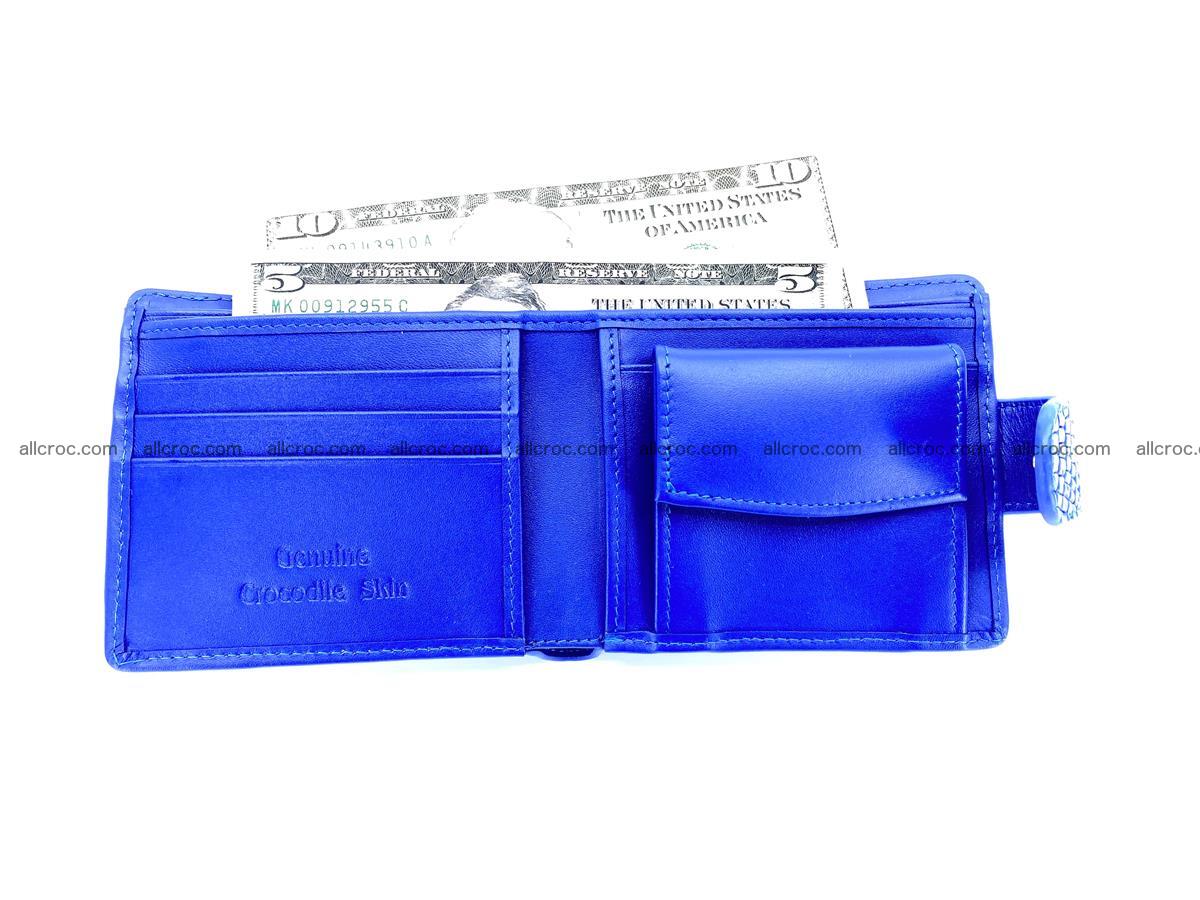 Crocodile skin wallet, short billfold 1422 Foto 2