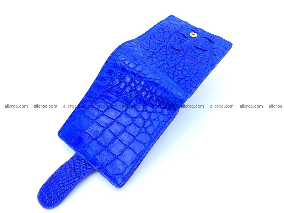Crocodile skin wallet, short billfold 1422 Foto 4