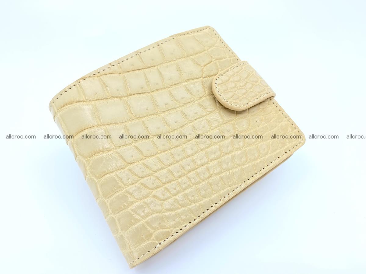 Crocodile skin wallet, short billfold 1426 Foto 0