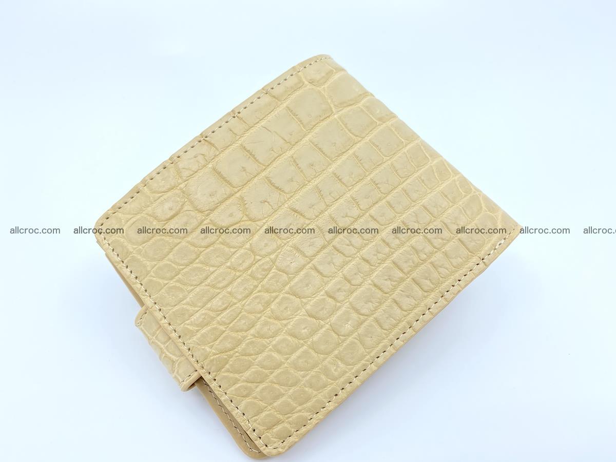 Crocodile skin wallet, short billfold 1426 Foto 1